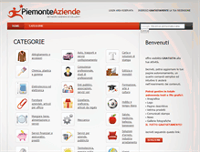 Tablet Screenshot of piemonte-aziende.net